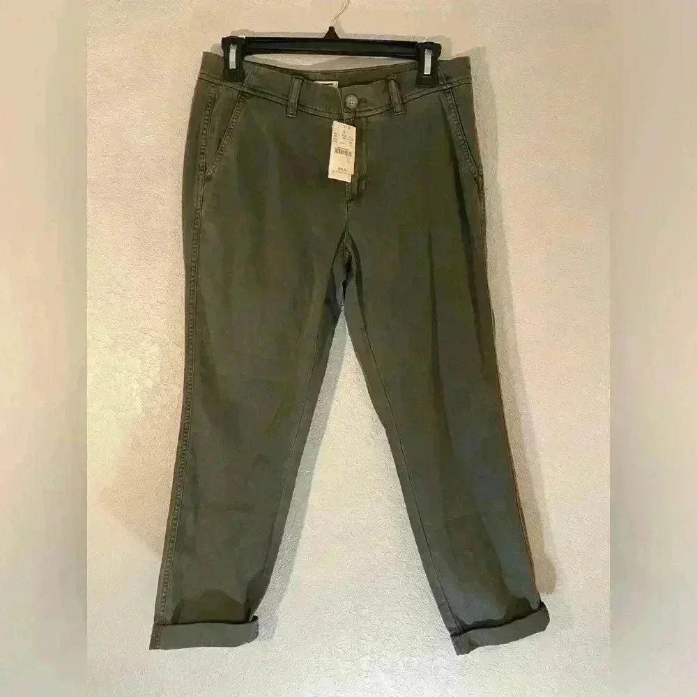 J CREW Cropped Charcoal Grey Capri pants Women’s Size 4